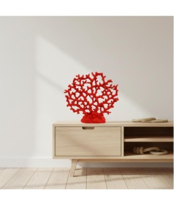 Decoración Coral Marinero de Resina - Figura Decorativa Náutica para Hogar - Estilo Oceánico - Adorno de Colección