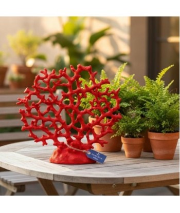 Decoración Coral Marinero de Resina - Figura Decorativa Náutica para Hogar - Estilo Oceánico - Adorno de Colección