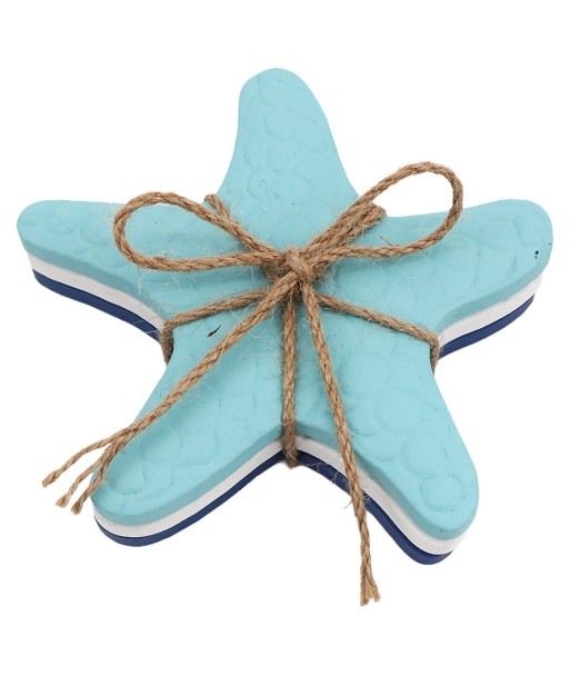 Set de 3 Figuras de Estrellas Decorativas para Hogar, Estilo Marinero, Decoración Náutica, Ideal para Regalo,