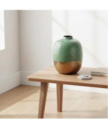 Jarrón Decorativo Moderno de Metal para Sala de Estar, Diseño Contemporáneo, Ideal para Decoración de Interiores