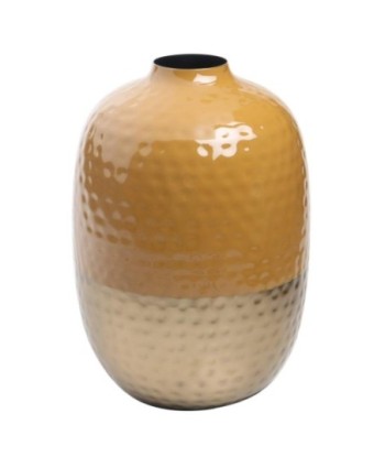 Jarrón Decorativo de Metal para Sala de Estar, Diseño Contemporáneo, Ideal para Decoración del Hogar, Regalo