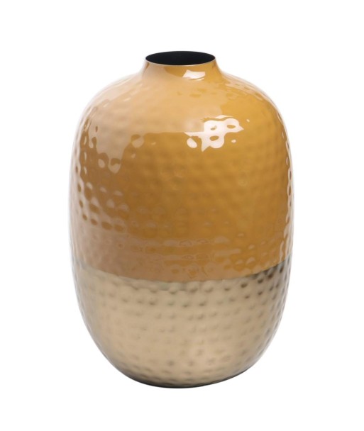 Jarrón Decorativo de Metal para Sala de Estar, Diseño Contemporáneo, Ideal para Decoración del Hogar, Regalo