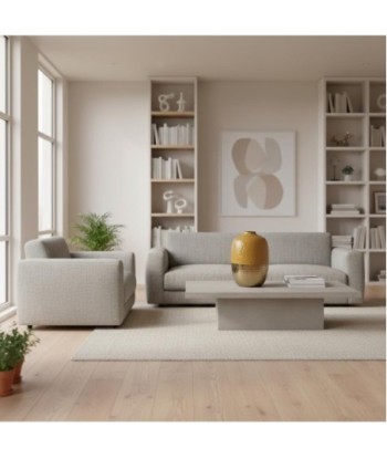 Jarrón Decorativo de Metal para Sala de Estar, Diseño Contemporáneo, Ideal para Decoración del Hogar, Regalo