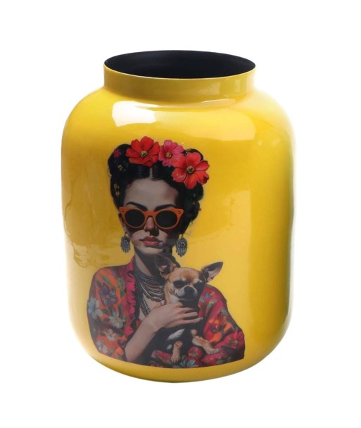 Jarrón Decorativo Mujer con Flores para Hogar, Diseño Moderno, Ideal para Sala, Dormitorio, Regalo Original