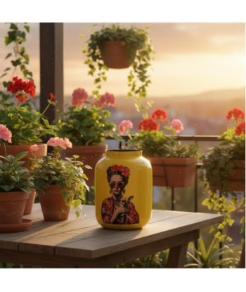 Jarrón Decorativo Mujer con Flores para Hogar, Diseño Moderno, Ideal para Sala, Dormitorio, Regalo Original