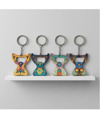 Llavero Abridor de Botellas Diseño Cola de Ballena, Accesorio Multifuncional Original, Regalo Ideal para Amantes