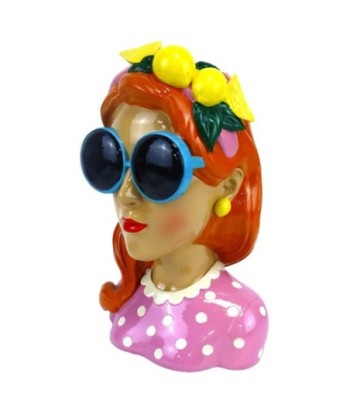 Macetero Busto Mujer Decorativo para Interior y Exterior - Original Diseño de Arte Moderno para Plantas y Flores