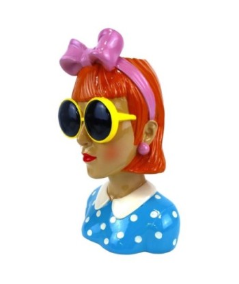 Macetero Busto Mujer Decorativo para Interior y Exterior, Jarrón de Resina, Diseño Artístico, Ideal para Plantas