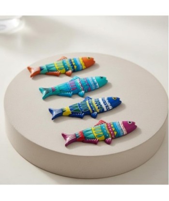 Juego de Peces Magnéticos Educativos para Niños, Juguete Interactivo de Pesca con 4 Diseños Diferentes, Ideal