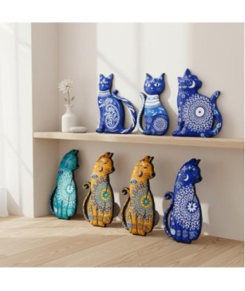 Imán Decorativo para Refrigerador, Set de 6 Unidades, Diseño de Gatos, Ideal para Regalos y Decoración de Hogar
