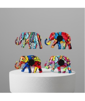 Imán Decorativo Elefante Magnético 4 Diseños Originales, Decoración Hogar, Regalo Creativo, Colección Exclusiva