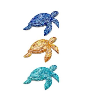 Imán Decorativo Tortuga 3 Unidades, Magnético Multicolor, Regalo Original para Hogar y Oficina
