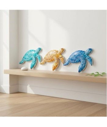 Imán Decorativo Tortuga 3 Unidades, Magnético Multicolor, Regalo Original para Hogar y Oficina