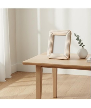 Marco de Fotos de Madera y Cristal, Diseño Moderno y Versátil, Ideal para Decoración de Hogar y Oficina, Regalo