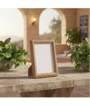 Marco de Fotos Decorativo para Hogar y Oficina, Diseño Étnico, Ideal para Regalos, Compatible Vertical y Horizontal