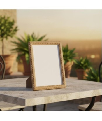Marco de Fotos Decorativo para Hogar, Oficina, Regalo Ideal, Diseño Etnico, Madera y Cristal, Vertical u Horizontal.