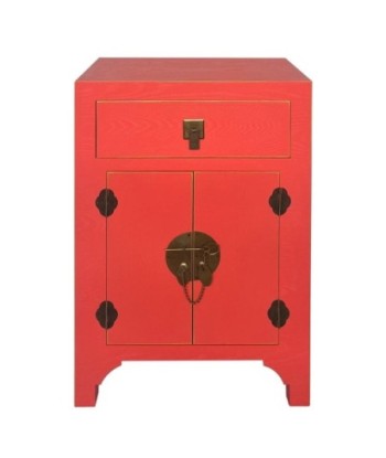 Mesita de Noche Moderna con Almacenamiento, Diseño Compacto, Ideal para Dormitorio y Sala de Estar, Estilo India