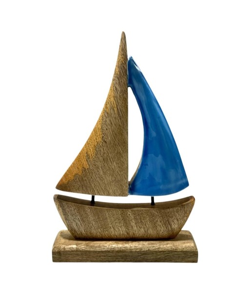 Modelo de Barco Decorativo de Madera para Hogar, Oficina, Regalo Ideal, Diseño Marinero, Accesorio Náutico, Estilo