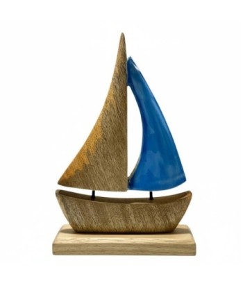 Modelo de Barco Decorativo de Madera para Hogar, Oficina, Regalo Ideal, Diseño Marinero, Accesorio Náutico, Estilo