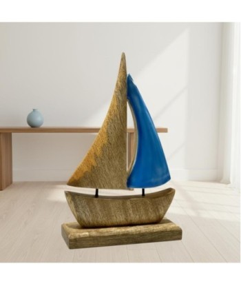 Modelo de Barco Decorativo de Madera para Hogar, Oficina, Regalo Ideal, Diseño Marinero, Accesorio Náutico, Estilo