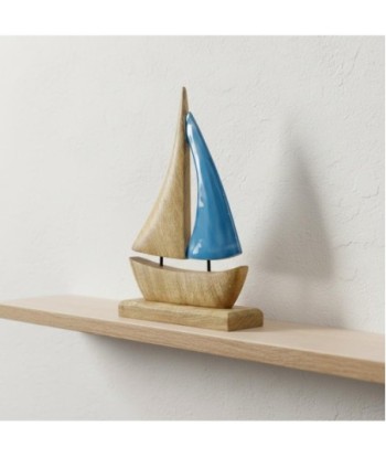 Modelo de Barco Decorativo de Madera para Hogar, Oficina, Regalo Ideal, Diseño Marinero, Accesorio Náutico, Estilo
