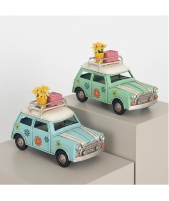 Coche Vintage de Metal y Resina, Modelo Clásico de Colección, Regalo Ideal para Amantes del Automovilismo