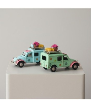 Coche Vintage de Colección en Miniatura, Réplica Decorativa, Regalo Original para Amantes del Modelismo