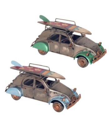 Coche Vintage de Metal a Escala, Modelo de Coleccionista, Decoración Retro, Regalo Original para Amantes de Automóviles