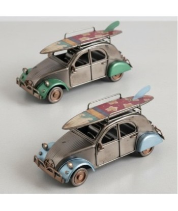 Coche Vintage de Metal a Escala, Modelo de Coleccionista, Decoración Retro, Regalo Original para Amantes de Automóviles