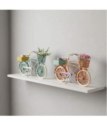 Bicicleta Vintage de Metal para Decoración en Estanterías y Escritorios, Ideal para Regalo, Modelo Miniatura