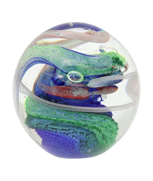 Pisapapel Moderno de Vidrio Verde para Oficina y Hogar, Accesorio Decorativo, Ideal para Escritorios y Estantes
