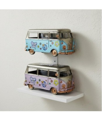 Furgoneta Vintage de Metal, Modelo Clásico de Colección, Regalo Ideal para Amantes del Automovilismo y Decoración