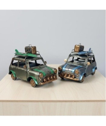 Coche Vintage de Metal para Coleccionistas, Réplica Decorativa de Automóvil Clásico, Ideal para Regalo y Decoración