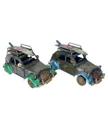 Coche Clásico Vintage de Metal a Escala, Coleccionable Retro, Modelo Decorativo para Regalo, Diseño Único y Detallado