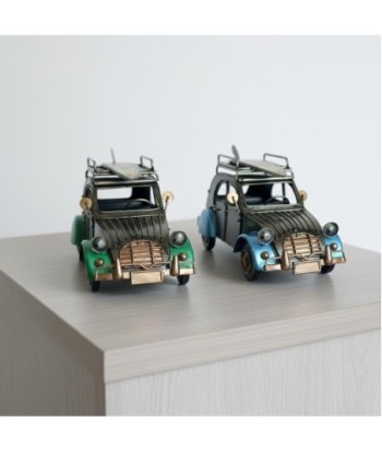 Coche Clásico Vintage de Metal a Escala, Coleccionable Retro, Modelo Decorativo para Regalo, Diseño Único y Detallado