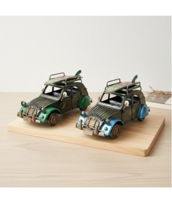 Coche Clásico Vintage de Metal a Escala, Coleccionable Retro, Modelo Decorativo para Regalo, Diseño Único y Detallado