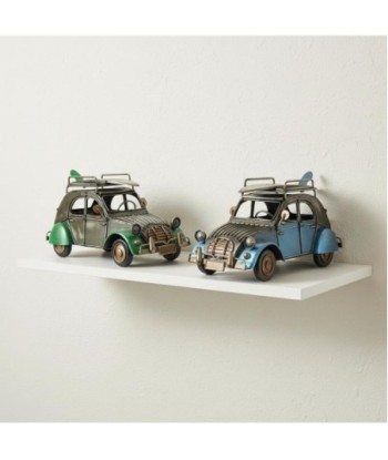 Coche Clásico Vintage de Metal a Escala, Coleccionable Retro, Modelo Decorativo para Regalo, Diseño Único y Detallado