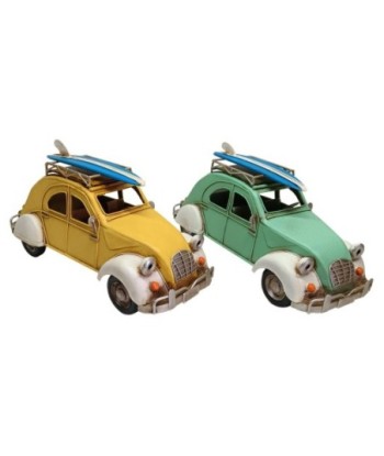 Coche Vintage de Metal para Coleccionistas, Modelo Clásico Decorativo, Juguete Retro, Regalo Ideal para Amantes