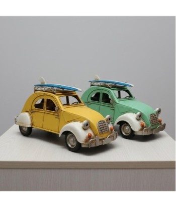 Coche Vintage de Metal para Coleccionistas, Modelo Clásico Decorativo, Juguete Retro, Regalo Ideal para Amantes