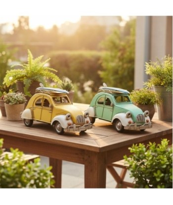 Coche Vintage de Metal para Coleccionistas, Modelo Clásico Decorativo, Juguete Retro, Regalo Ideal para Amantes