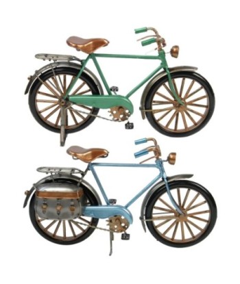 Bicicleta Vintage de Metal para Decoración, Regalo Original, Modelo de Colección, Diseño Realista, Ideal para