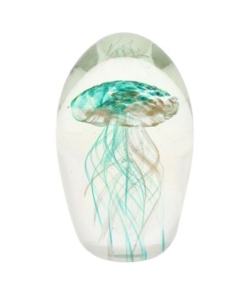 Pisapapel Medusa de Vidrio Verde, Decoración Moderna para Oficina, Regalo Original, Accesorio de Escritorio Elegante
