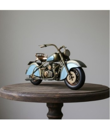 Moto Vintage de Metal, Modelo Clásico de Colección, Decoración Retro para Hogar, Oficina o Regalo Único