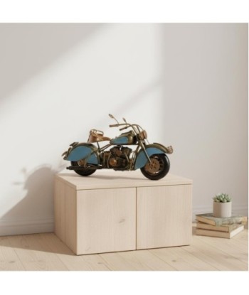 Moto Vintage de Metal, Modelo Clásico de Colección, Decoración Retro para Hogar, Oficina o Regalo Único