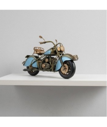 Moto Vintage de Metal, Modelo Clásico de Colección, Decoración Retro para Hogar, Oficina o Regalo Único