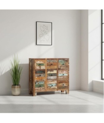 Mueble Auxiliar 9 Cajones para Almacenamiento, Ideal para Dormitorio, Sala de Estar, Oficina, Diseño Moderno