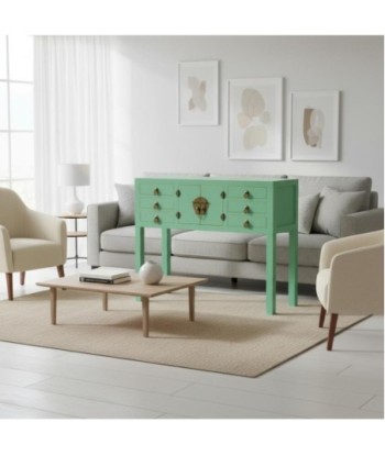 Elegante Mueble Consola Auxiliar Diseño India para Entrada, Salón o Pasillo, Estilo Versátil y Funcional
