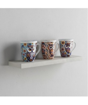 Exclusivo Mug con Filtro de Té Diseño Búho, Ideal para Regalo, Incluye Caja Decorativa, Perfecto para Amantes