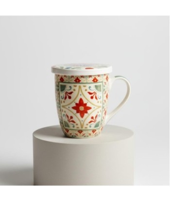 Mug con Filtro de Té, Regalo Perfecto, Diseño Único, Ideal para Amantes del Té, Caja de Regalo, Decoración Moderna
