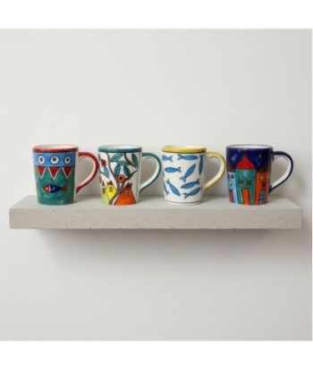 Mug de Cerámica Decorativa, Diseño Exclusivo Lavanda y Olivo, Ideal para Café y Té, Regalo Perfecto para el Hogar